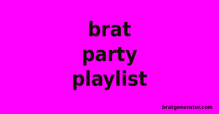 Brat Party Playlist & Aesthetic Ideas for Your Next Brat Summer Night