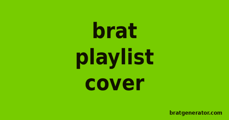 How to Make a Brat-Style Spotify Playlist Cover (Step-by-Step)