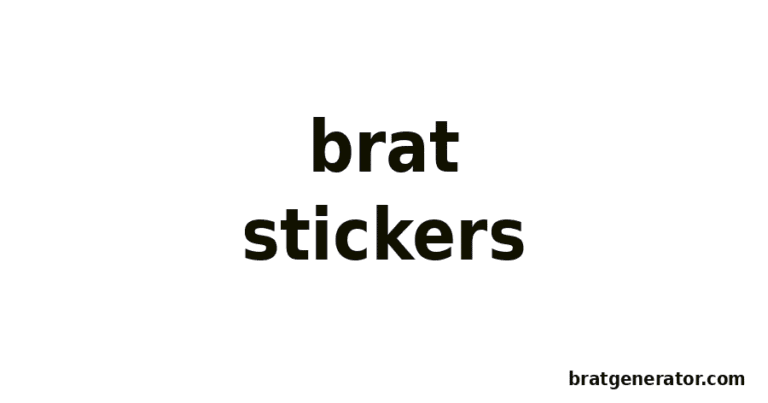 How to Make Custom Brat Stickers for Print or Digital Use