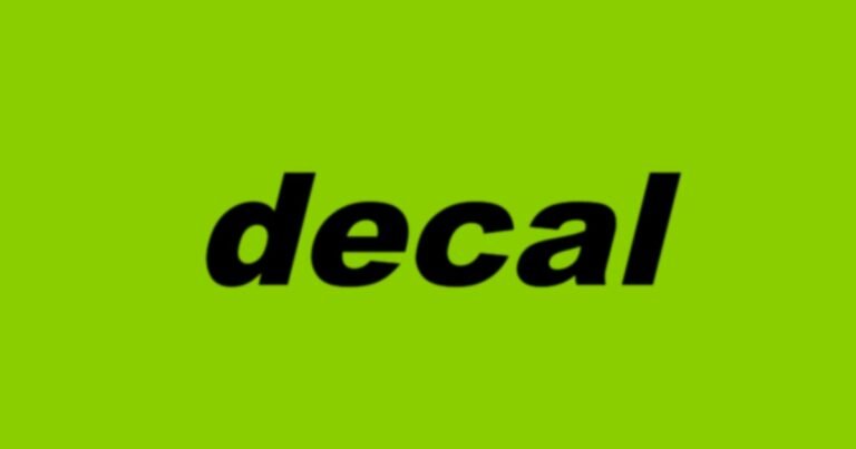 Brat-style bold lowercase car decal graphic in black text on brat green background
