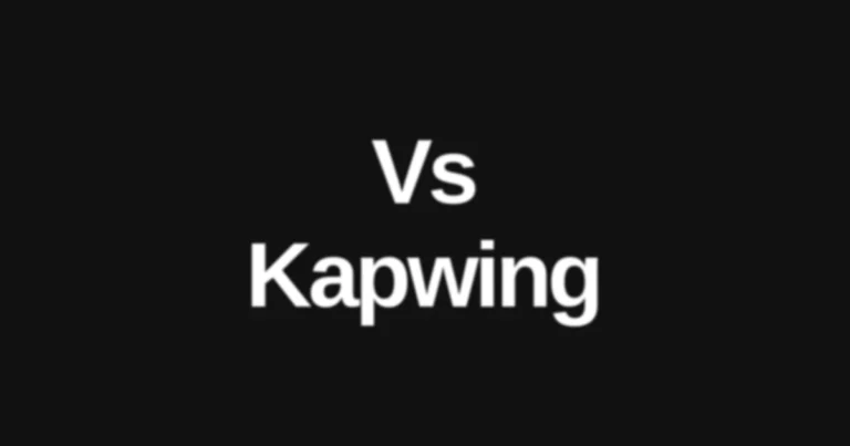 Brat Black comparison graphic with bold text reading "VS Kapwing," representing the brat generator vs Kapwing comparison