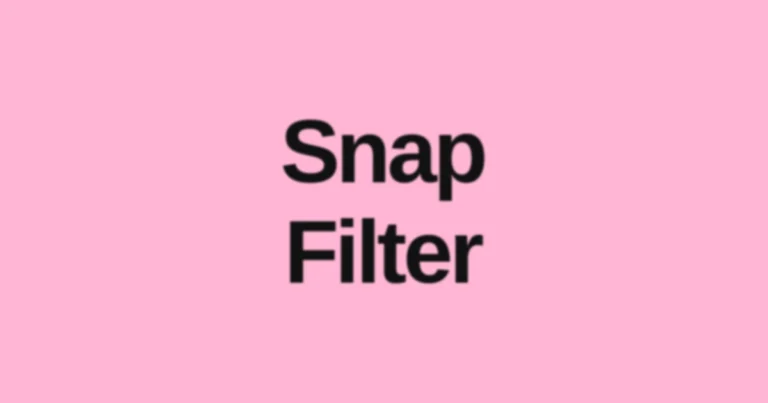 Brat Pink Snapchat geofilter graphic with bold text reading "Snap Filter," representing how to make a brat-style Snapchat geofilter